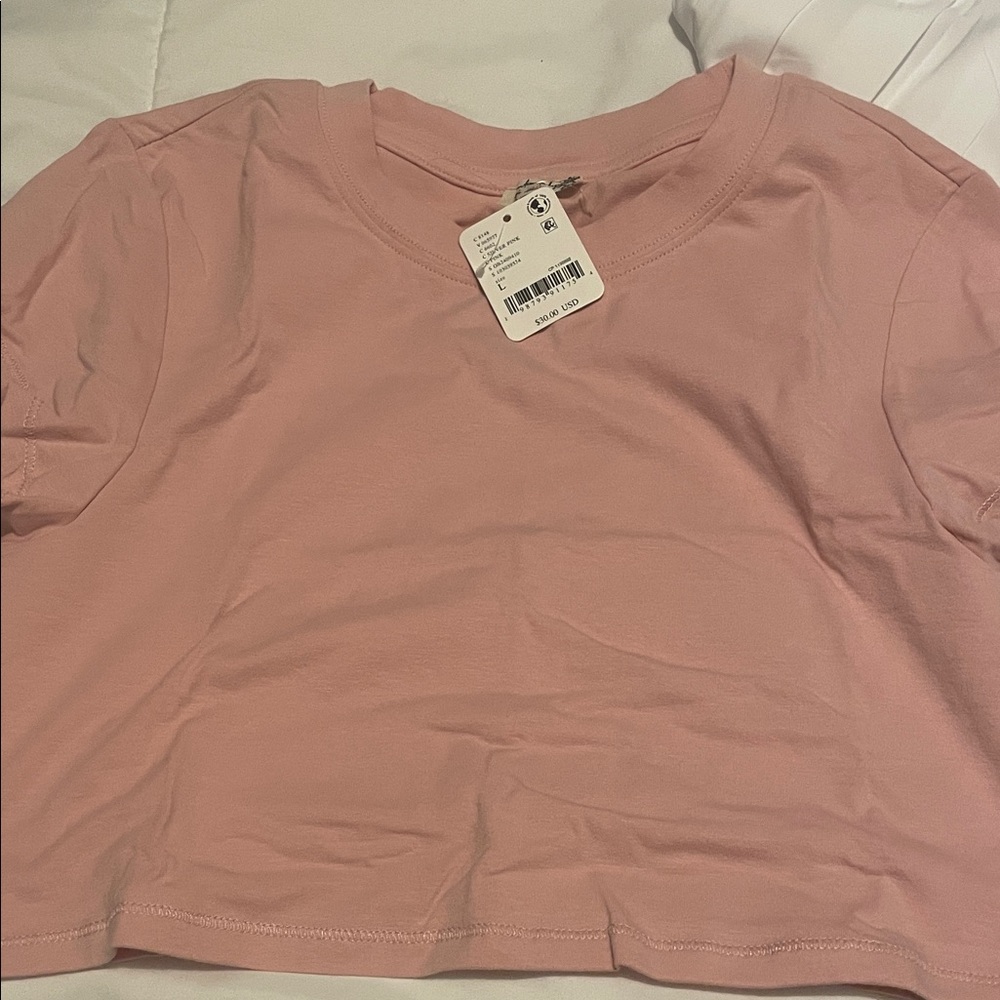 Free People Pink Crop Top